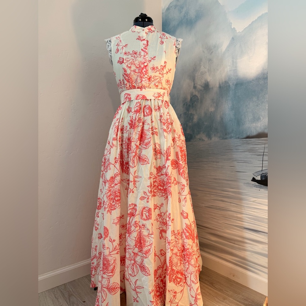 Floral Print Maxi Dress #118